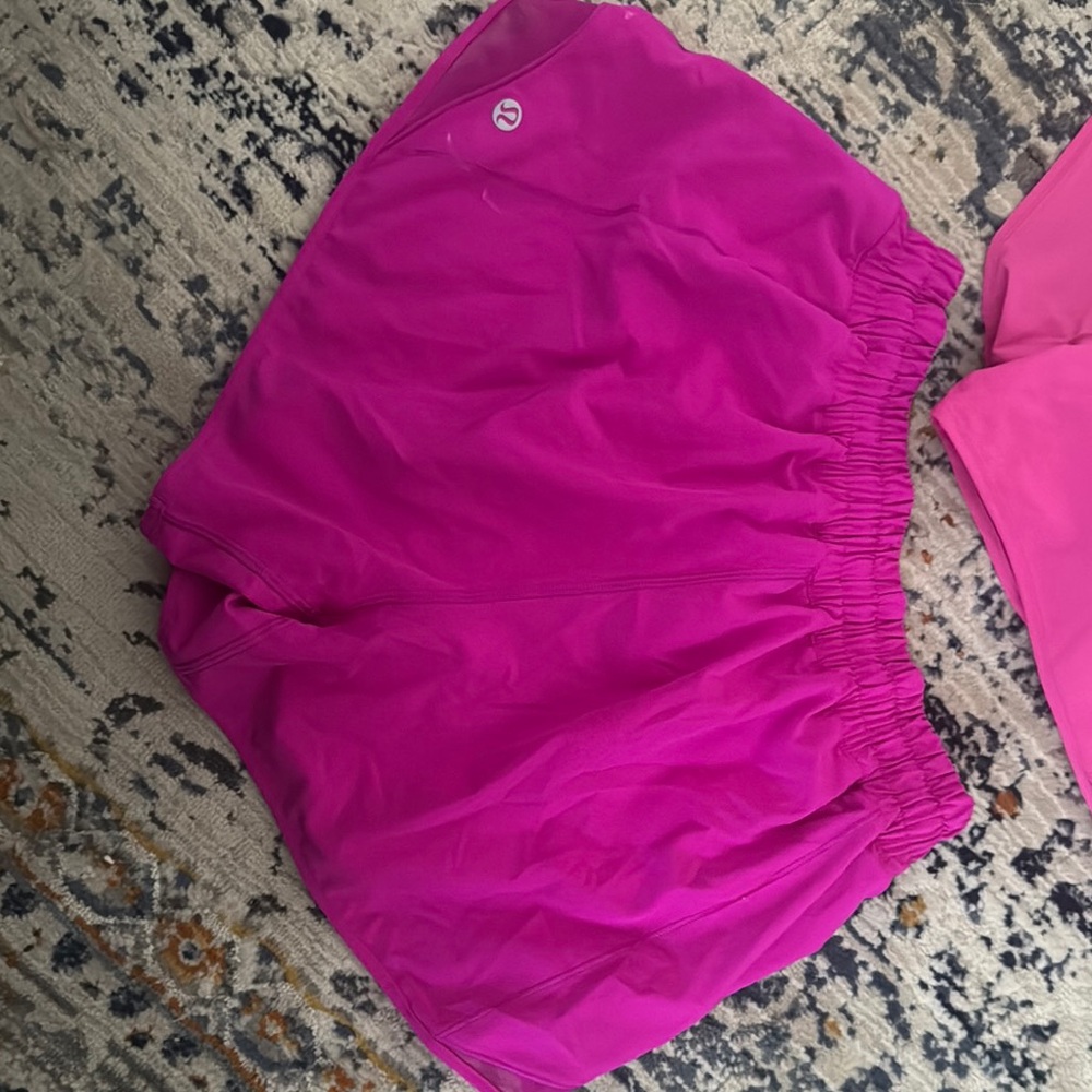 Lululemon Athletica Pink Athletic Shorts